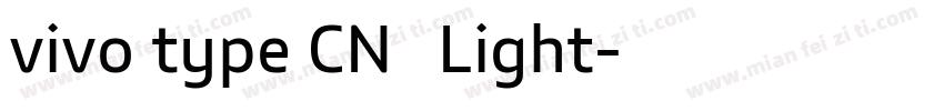 vivo type CN简 Light字体转换